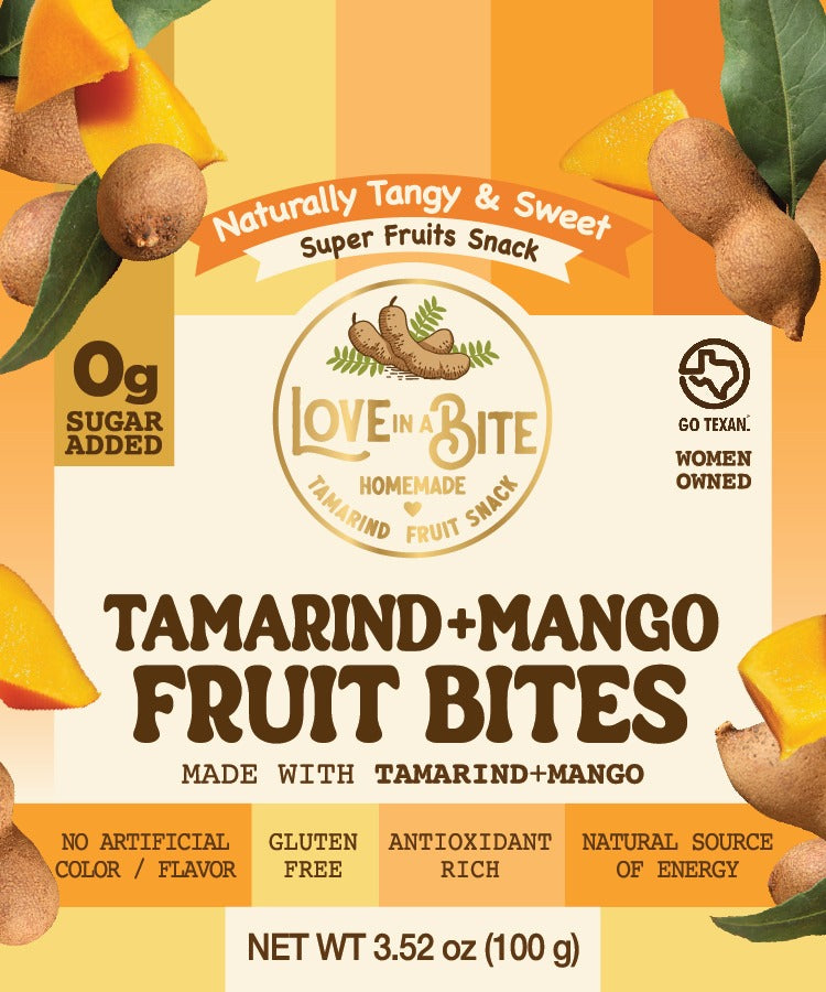 Love in a Bite Tamarind + Mango 100gr resellable bag