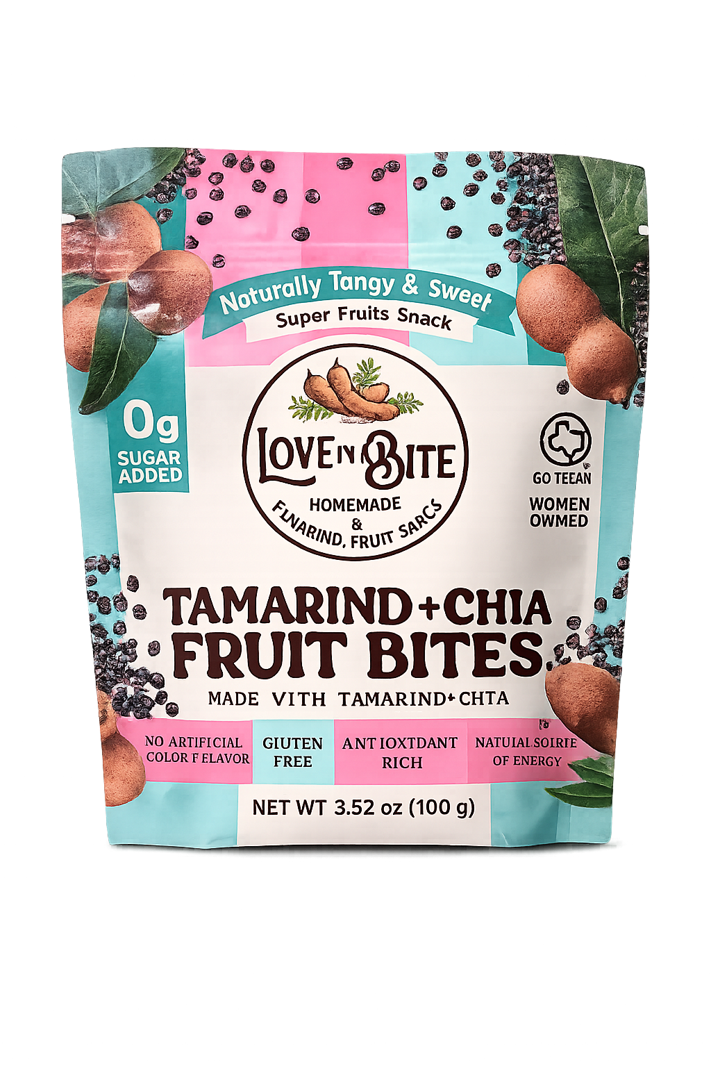 Tamarind Bites Chia 100gr